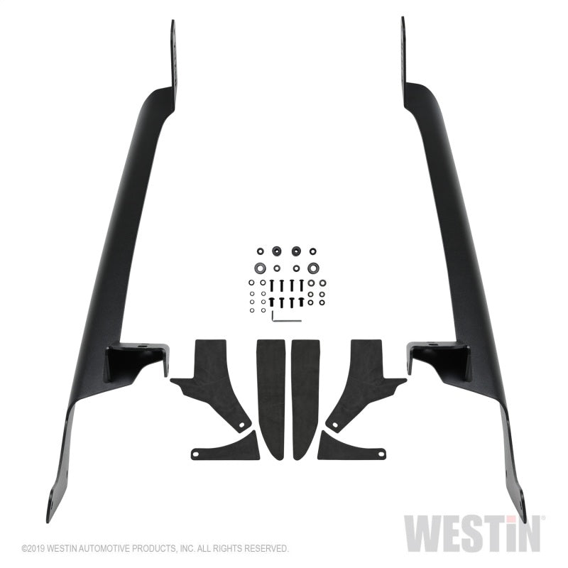 Westin 18-19 Jeep Wrangler Pillar LED Light Mount - Black - Black Ops Auto Works