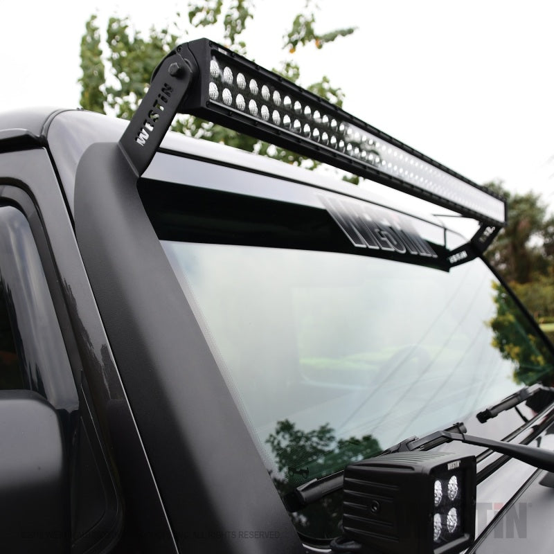 Westin Westin 18-19 Jeep Wrangler Pillar LED Light Mount - Black