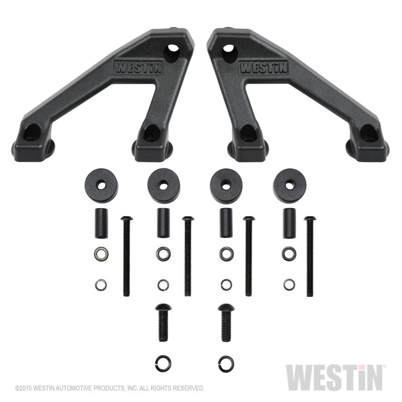 Westin Westin 18-20 Jeep Wrangler / 2020 Gladiator LED Cowl Mount - Textured Black