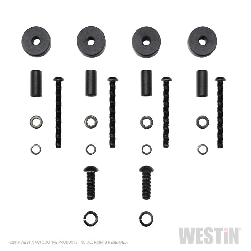 Westin Westin 18-20 Jeep Wrangler / 2020 Gladiator LED Cowl Mount - Textured Black