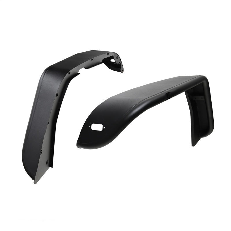 Westin 18-20 Jeep Wrangler JL / 20 Gladiator Tube Fenders - Front - Textured Black - Black Ops Auto Works