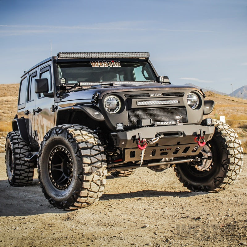 Westin Westin 18-20 Jeep Wrangler JL / 20 Gladiator Tube Fenders - Front - Textured Black