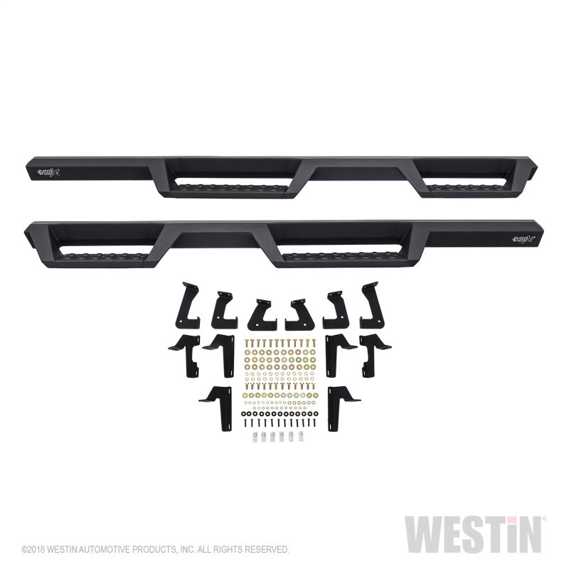 Westin Westin 18-20 Jeep Wrangler JL Unlimited 4DR HDX Drop Nerf Step Bars - Textured Black