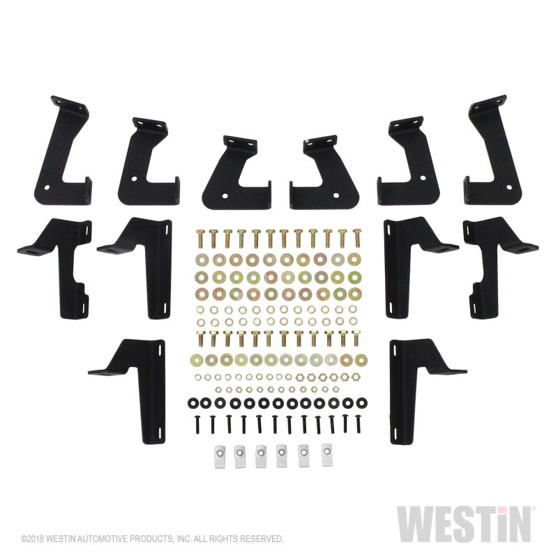Westin Westin 18-20 Jeep Wrangler JL Unlimited 4DR HDX Drop Nerf Step Bars - Textured Black