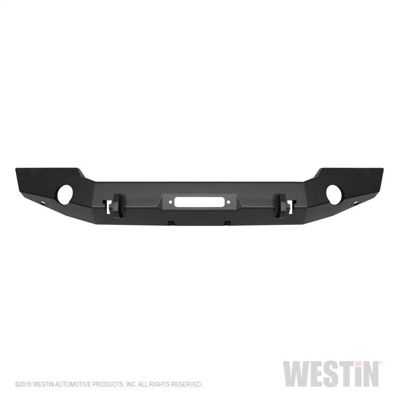 Westin Westin 18-20 Jeep Wrangler JL WJ2 Full Width Front Bumper - Textured Black