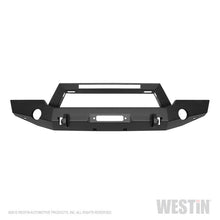 Load image into Gallery viewer, Westin Westin 18-20 Jeep Wrangler WJ2 Full Width Front Bumper w/LED Light Bar Mount Textured Black