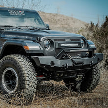 Load image into Gallery viewer, Westin Westin 18-20 Jeep Wrangler WJ2 Full Width Front Bumper w/LED Light Bar Mount Textured Black