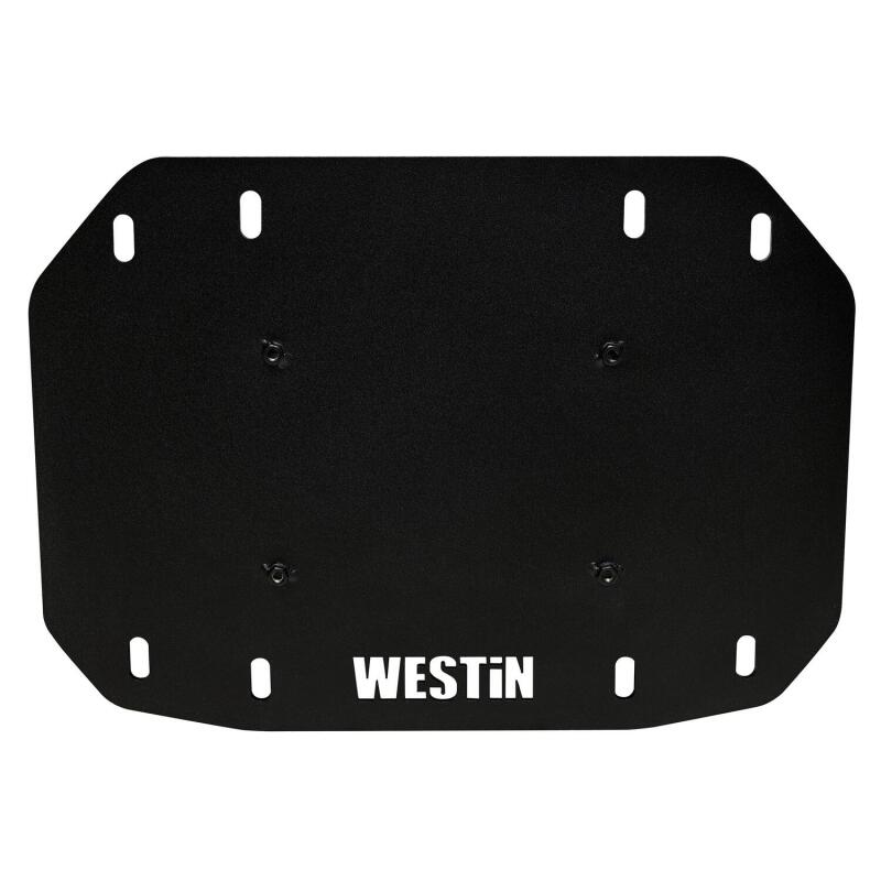 Westin Westin 18-25 Wrangler JL Spare Tire Delete Plate - Tex. Blk
