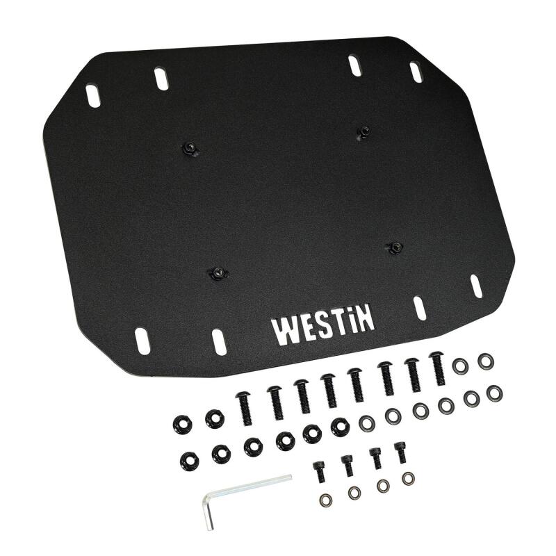 Westin Westin 18-25 Wrangler JL Spare Tire Delete Plate - Tex. Blk