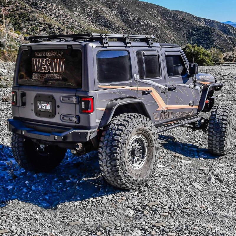 Westin Westin 18-25 Wrangler JL Spare Tire Delete Plate - Tex. Blk