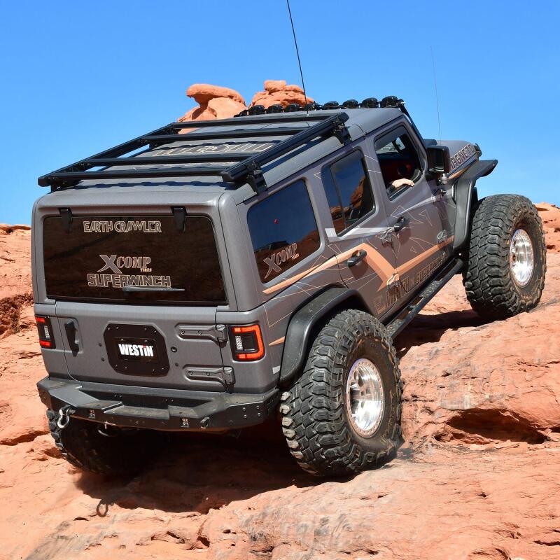 Westin Westin 18-25 Wrangler JL Spare Tire Delete Plate - Tex. Blk