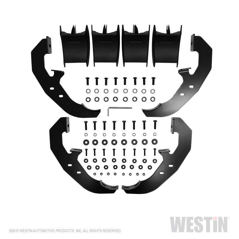 Westin Westin 19-20 Chevrolet Silverado / GMC Sierra 1500 Reg Cab PRO TRAXX 4 Oval Nerf Step Bars - Black