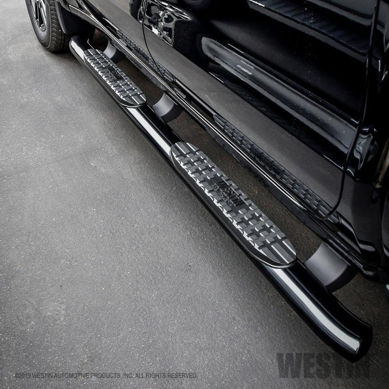 Westin Westin 19-20 Chevrolet/GMC Silverado/Sierra 1500 Double Cab PRO TRAXX 4 Oval Nerf Step Bars - Black