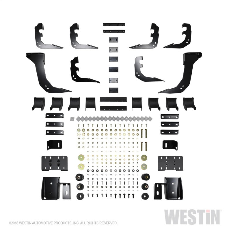 Westin Westin 19-21 Ram 1500 Crew Cab R5 M-Series Wheel-to-Wheel Nerf Step Bars - Black
