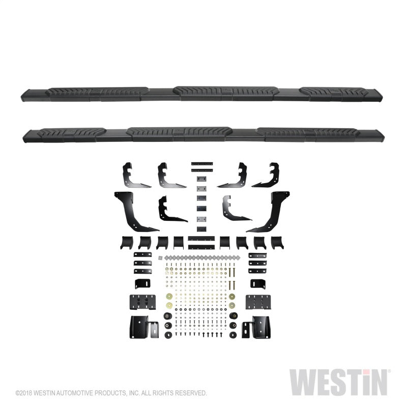 Westin Westin 19-21 Ram 1500 Crew Cab R5 M-Series Wheel-to-Wheel Nerf Step Bars - Black