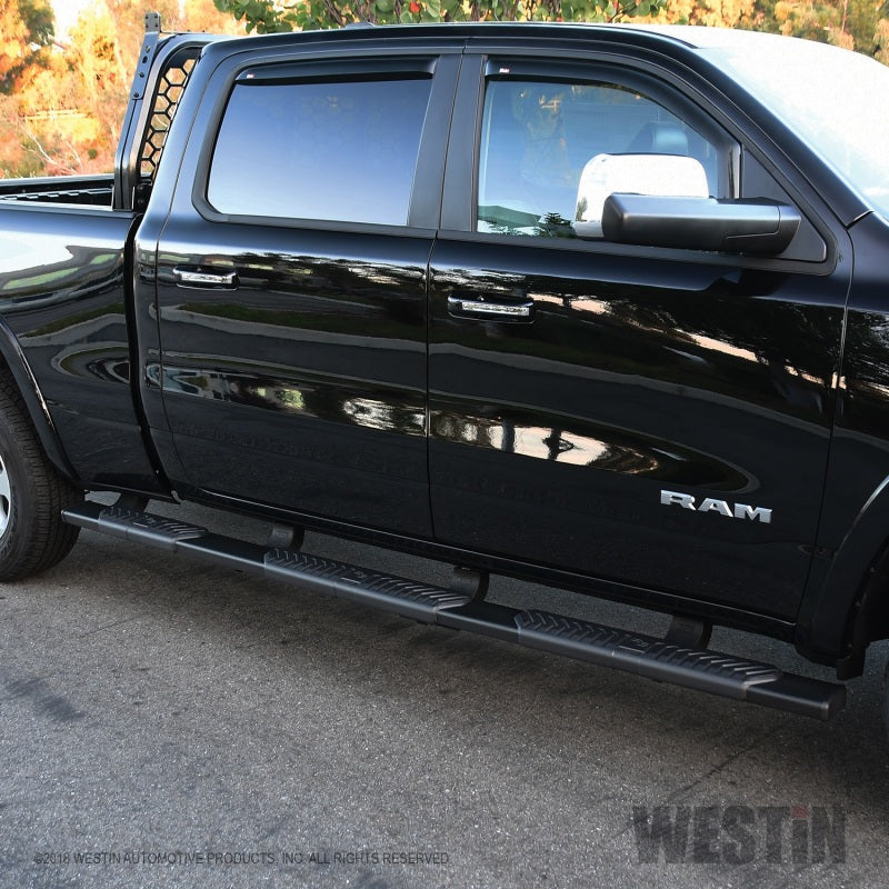 Westin Westin 19-21 Ram 1500 Crew Cab R5 M-Series Wheel-to-Wheel Nerf Step Bars - Black