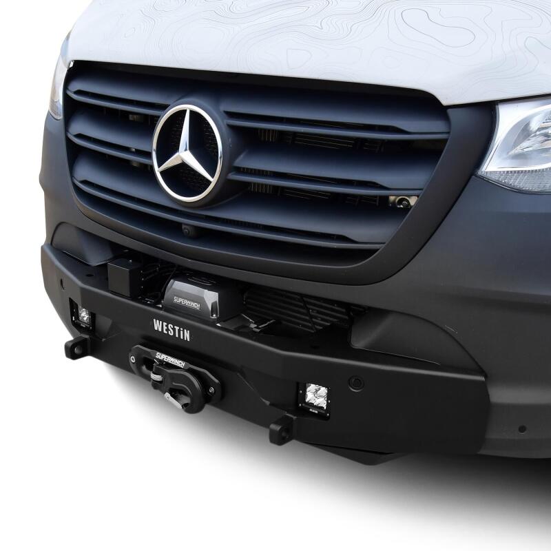 Westin Westin 19-23 Mercedes-Benz Sprinter Pro-Series Mid Width Front Bumper - Textured Black