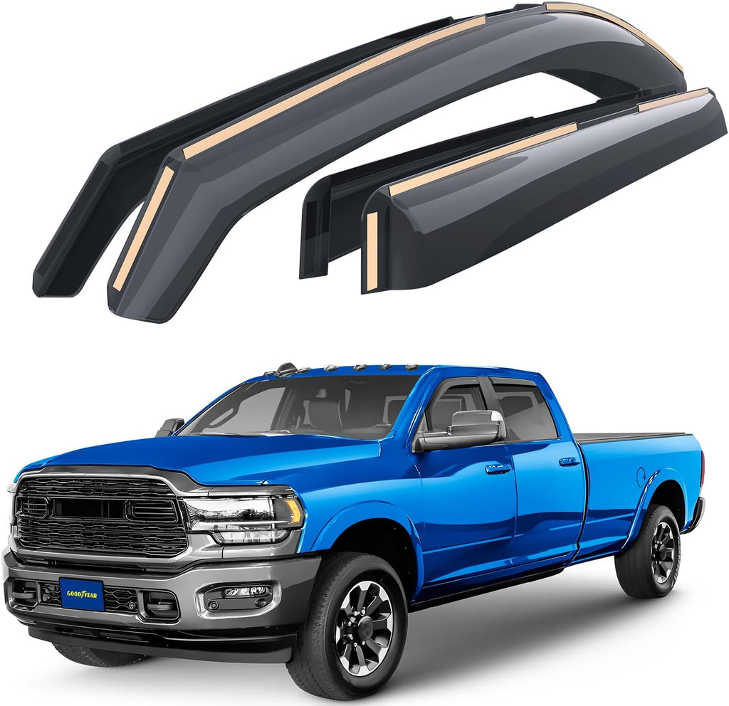 Westin Westin 19-25 RAM 2500/3500 CC In-Channel Wind Deflector 4pc - Matte Black