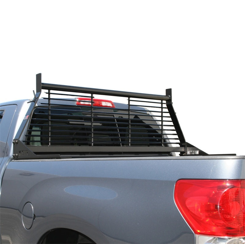 Westin 1999-2018 Chevrolet/Ford/GMC/Toyota Silverado/Sierra 1500/2500/3500 HD Headache Rack - Black - Black Ops Auto Works