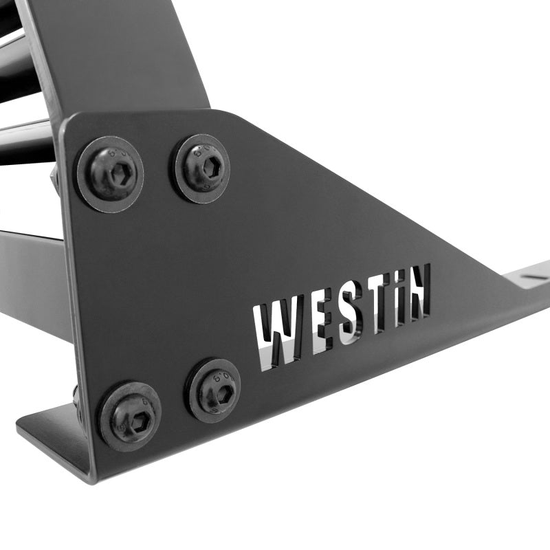 Westin 1999-2018 Chevrolet/Ford/GMC/Toyota Silverado/Sierra 1500/2500/3500 HD Headache Rack - Black - Black Ops Auto Works