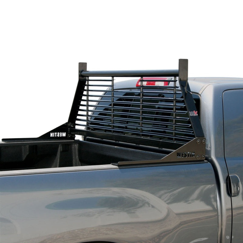 Westin 1999-2018 Chevrolet/Ford/GMC/Toyota Silverado/Sierra 1500/2500/3500 HD Headache Rack - Black - Black Ops Auto Works