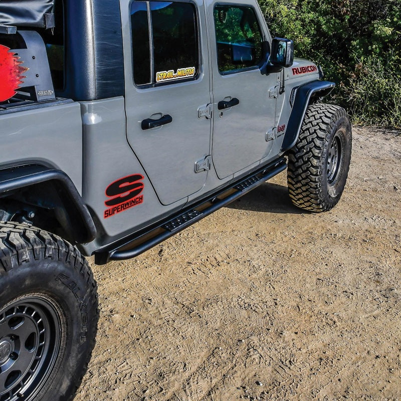 Westin Westin 20-23 Jeep Gladiator Rock Slider - Textured Black