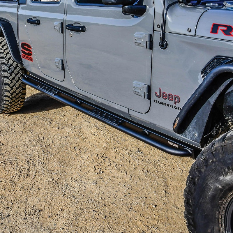 Westin Westin 20-23 Jeep Gladiator Rock Slider - Textured Black