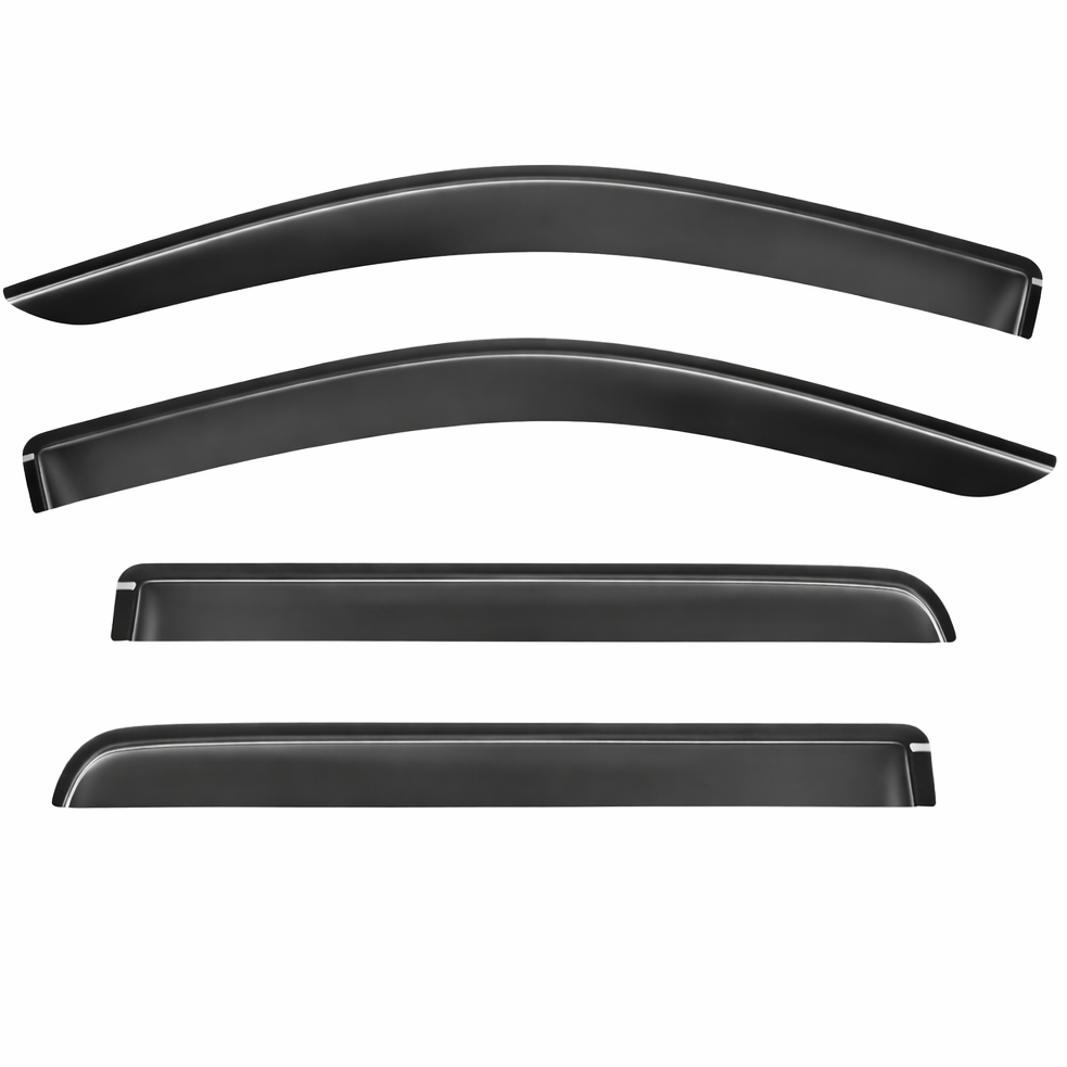 Westin Westin 20-25 Chevrolet/GMC Silverado/Sierra 2500/3500HD In-Channel Wind Deflector 4pc - Matte Black