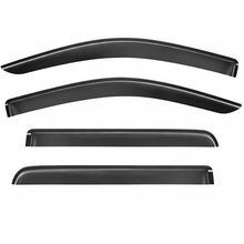 Load image into Gallery viewer, Westin Westin 20-25 Chevrolet/GMC Silverado/Sierra 2500/3500HD In-Channel Wind Deflector 4pc - Matte Black