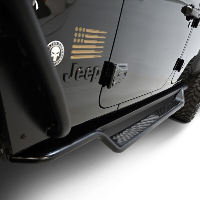 Westin Westin 20-25 Jeep Gladiator Outlaw Drop Running Boards - Tex. Blk