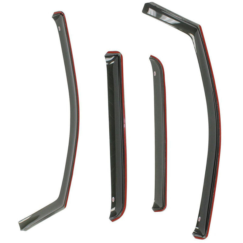 Westin Westin 2007-2018 Toyota Tundra Crew Max In-Channel Wind Deflector 4pc - Smoke