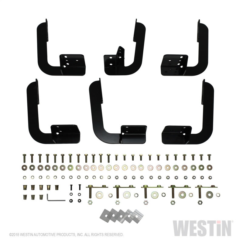 Westin 2009-2018 Dodge/Ram 1500 Quad/Crew Cab Running Board Mount Kit - Black - Black Ops Auto Works