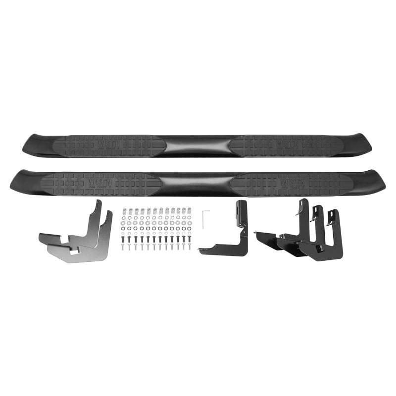 Westin Westin 2009-2018 Dodge/Ram 1500/2500/3500 Crew Cab PRO TRAXX 5 Oval Nerf Step Bars - Black
