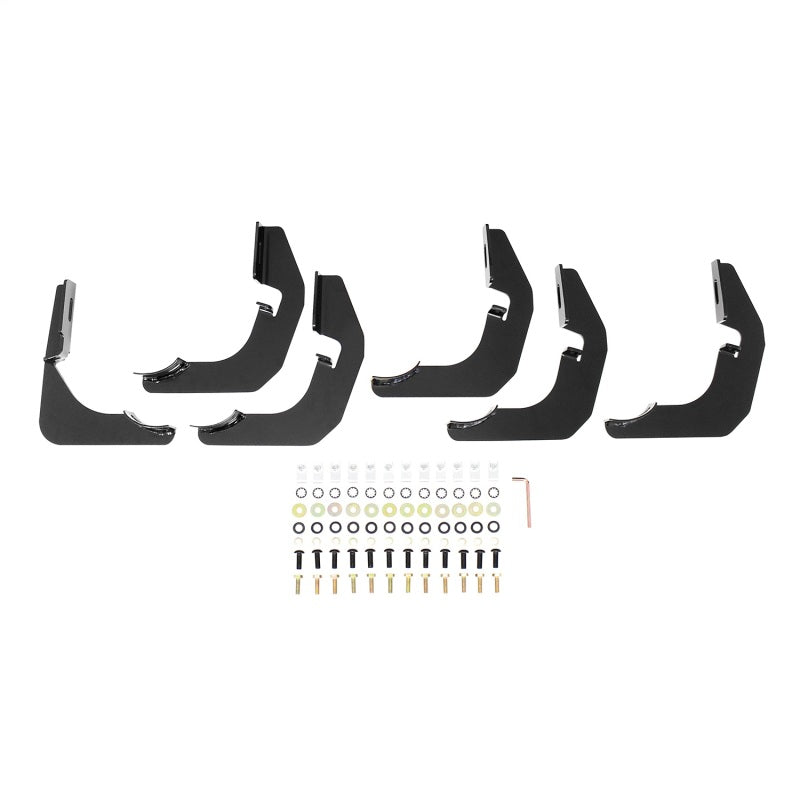 Westin Westin 2014-2018 Chevrolet/GMC Silverado Sierra 1500 Dbl Cab PRO TRAXX 4 Oval Nerf Step Bars - Black