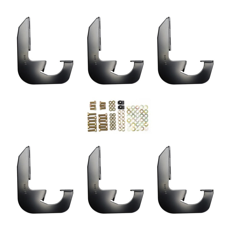 Westin Westin 2014-2018 Chevrolet/GMC Silverado Sierra 1500 Dbl Crew Cab Running Board Mount Kit - Black