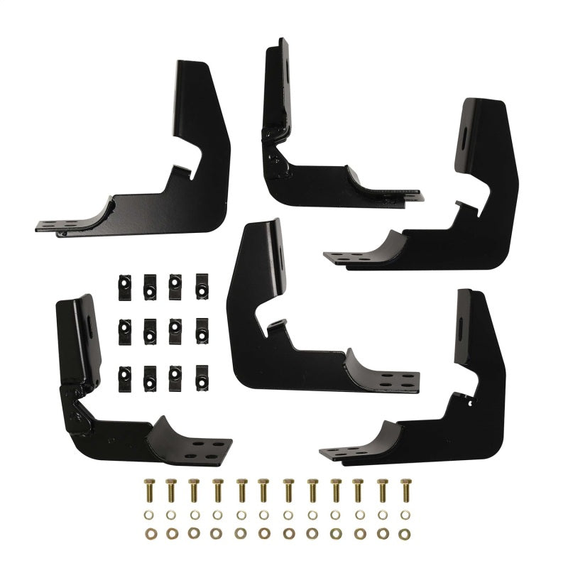 Westin Westin 2014-2018 Chevy Silverado 1500 Dbl/Crew Cab Premier Oval Nerf Step Bar Mount Kit - Black