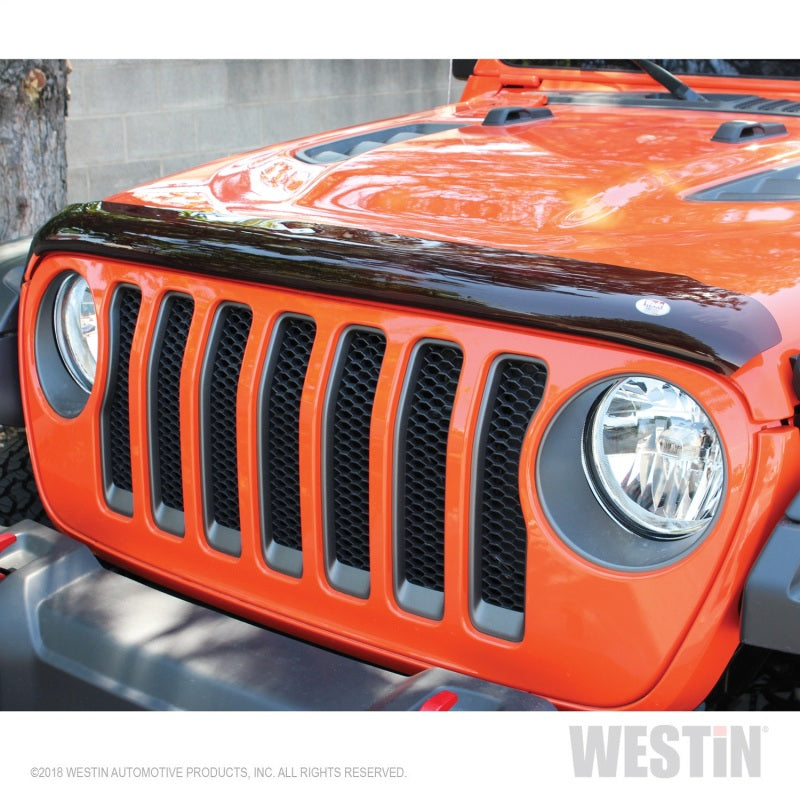 Westin Westin 2018 Jeep Wrangler JL Wade Platinum Bug Shield - Smoke