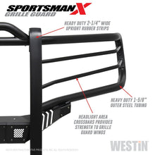 Load image into Gallery viewer, Westin Westin 2019-2024 Ram 1500 Sportsman X Grille Guard - Textured Black (Excluding Classic &amp; Rebel)