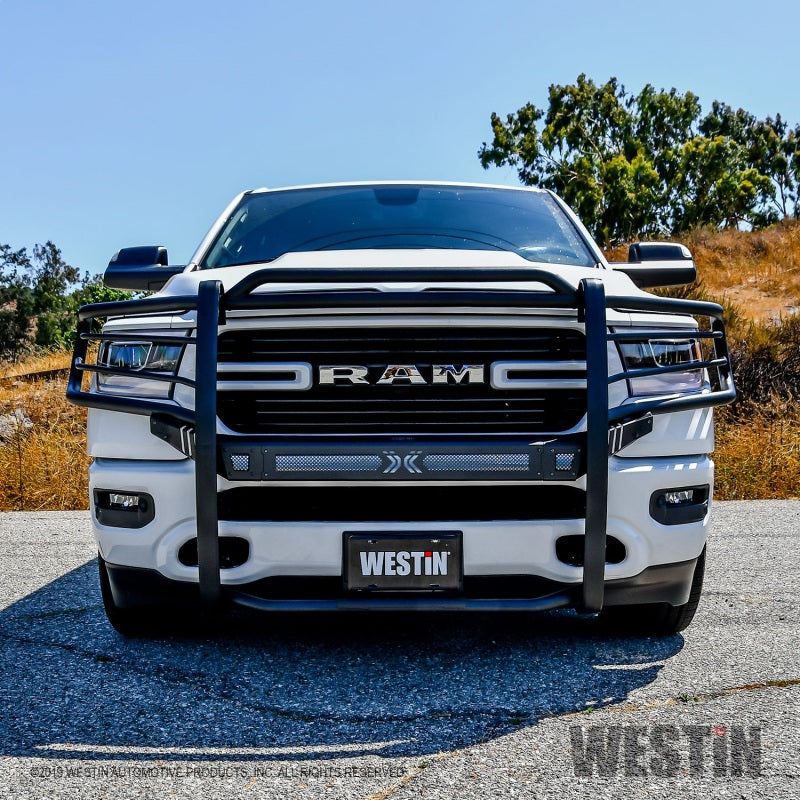 Westin Westin 2019-2024 Ram 1500 Sportsman X Grille Guard - Textured Black (Excluding Classic & Rebel)