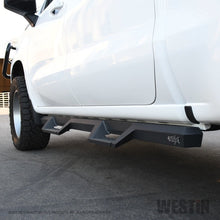 Load image into Gallery viewer, Westin Westin 2019 Chevrolet Silverado / GMC Sierra 1500 Crew Cab Drop Nerf Step Bars - Textured Black