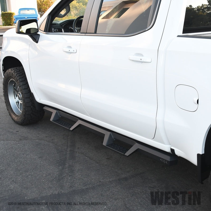 Westin Westin 2019 Chevrolet Silverado / GMC Sierra 1500 Crew Cab Drop Nerf Step Bars - Textured Black