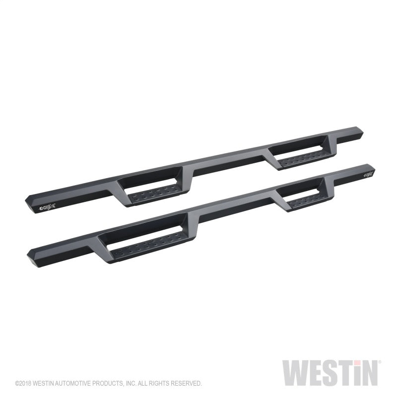 Westin Westin 2019 Chevrolet Silverado / GMC Sierra 1500 Crew Cab Drop Nerf Step Bars - Textured Black
