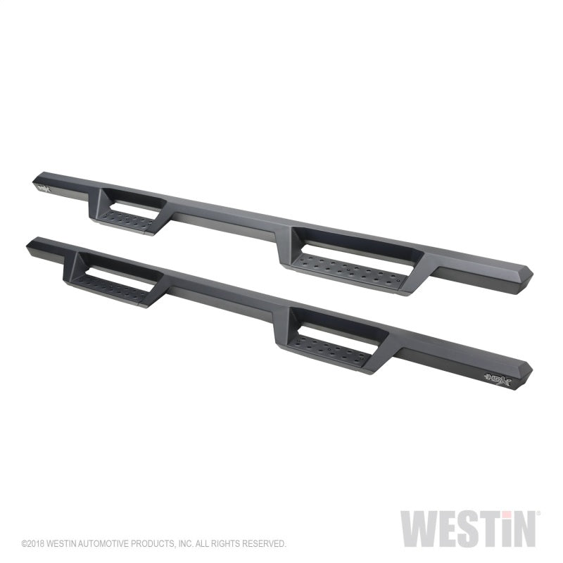 Westin Westin 2019 Chevrolet Silverado / GMC Sierra 1500 Crew Cab Drop Nerf Step Bars - Textured Black