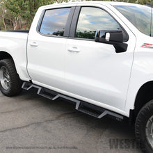 Load image into Gallery viewer, Westin Westin 2019 Chevrolet Silverado/Sierra 1500 (5.5ft) Drop Wheel to Wheel Nerf Step Bars - Txt Black