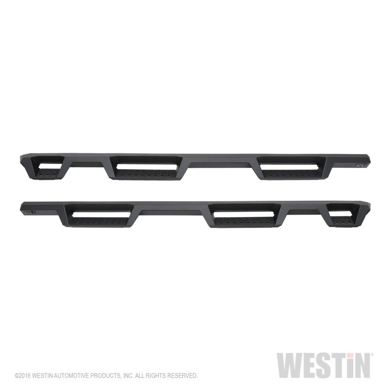 Westin Westin 2019 Chevrolet Silverado/Sierra 1500 (5.5ft) Drop Wheel to Wheel Nerf Step Bars - Txt Black