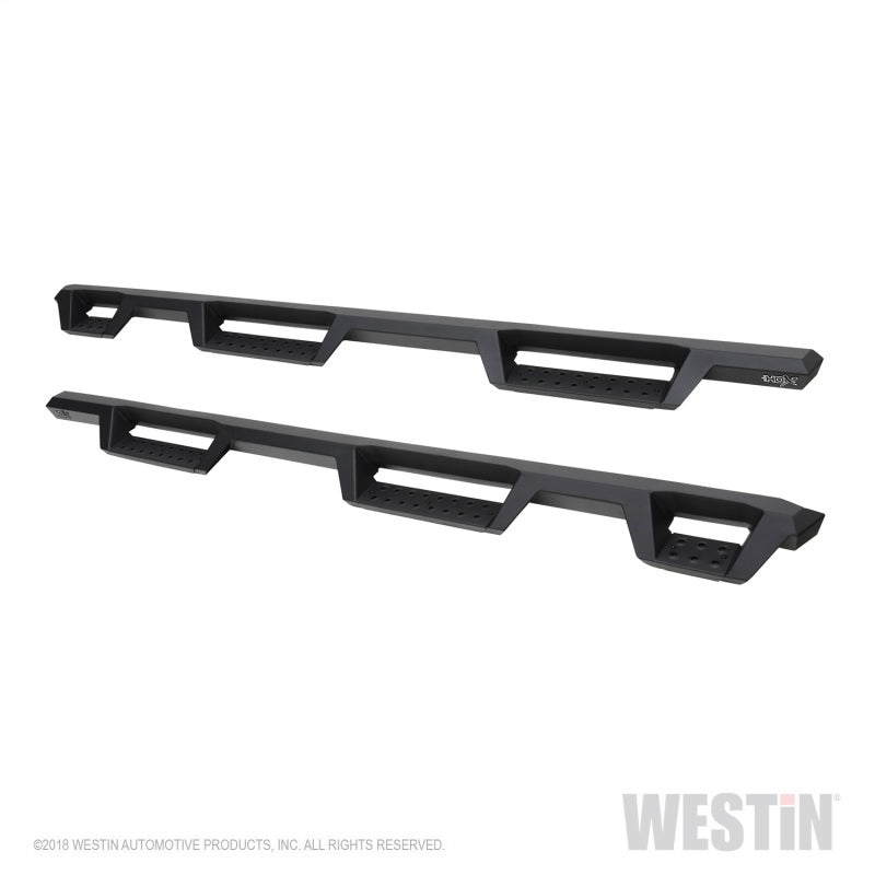 Westin Westin 2019 Chevrolet Silverado/Sierra 1500 (5.5ft) Drop Wheel to Wheel Nerf Step Bars - Txt Black