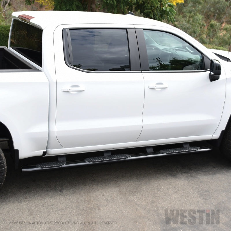 Westin Westin 2019 Chevrolet Silverado/Sierra 1500 CC (5.5ft) PRO TRAXX 5 WTW Oval Nerf Step Bars - Black