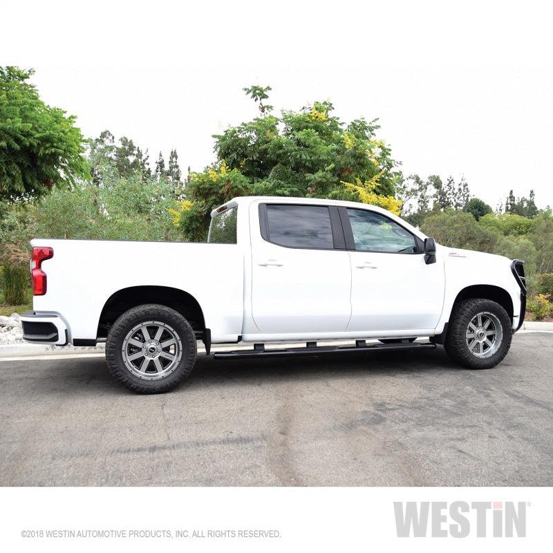 Westin Westin 2019 Chevrolet Silverado/Sierra 1500 CC (5.5ft) PRO TRAXX 5 WTW Oval Nerf Step Bars - Black