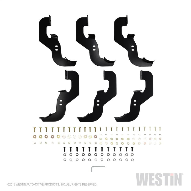 Westin Westin 2019 Chevrolet Silverado/Sierra 1500 Crew Cab Non LD PRO TRAXX 4 Oval Nerf Step Bars - Black