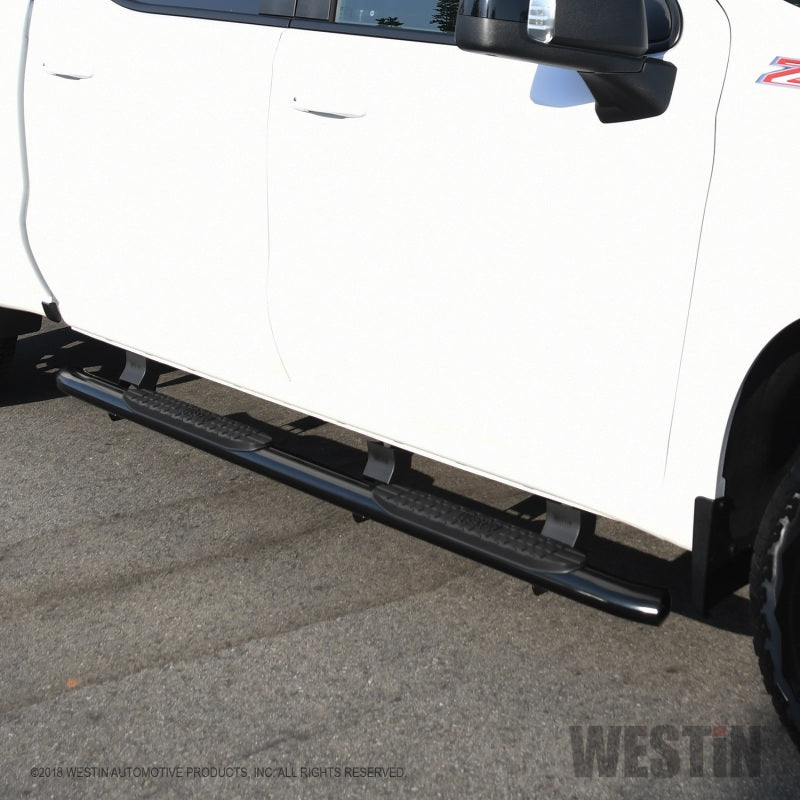 Westin Westin 2019 Chevrolet Silverado/Sierra 1500 Crew Cab Non LD PRO TRAXX 4 Oval Nerf Step Bars - Black